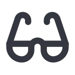 Glasses SVG Icon